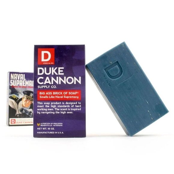 NIB Duke Cannon Supply Co. 10oz Big Ass Brick Of Soap- Naval Supremacy - Picture 1 of 7
